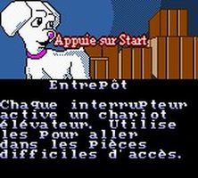 une photo d'Ã©cran de Les 102 Dalmatiens a la Rescousse sur Nintendo Game Boy Color